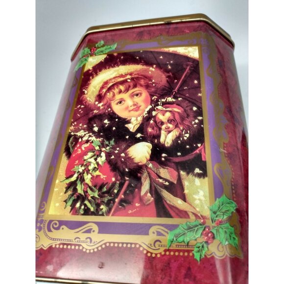 Vintage 1960’s Christmas “Victorian Memories” Octagon shaped - Picture 9 of 11